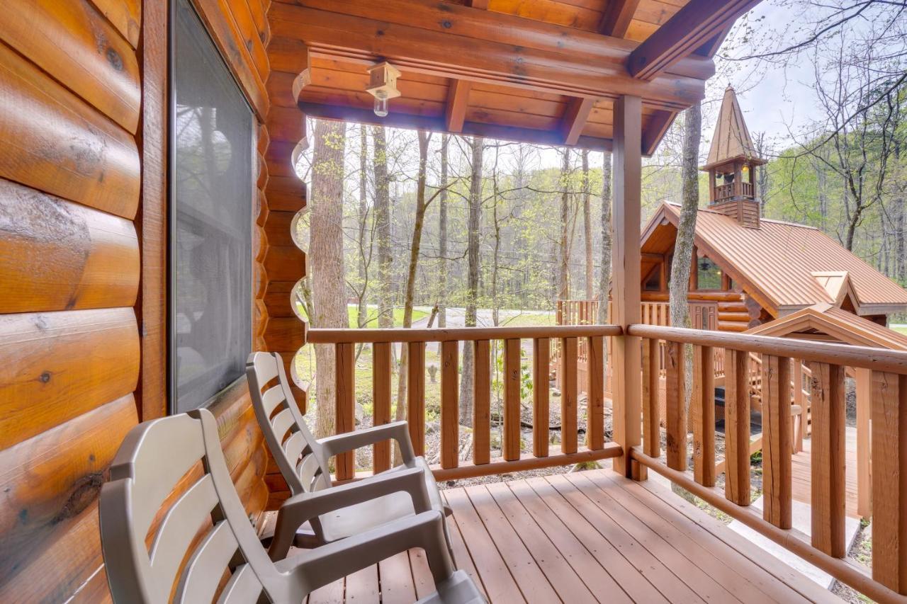 Lovely Gatlinburg Cabin With Private Hot Tub! Exteriör bild